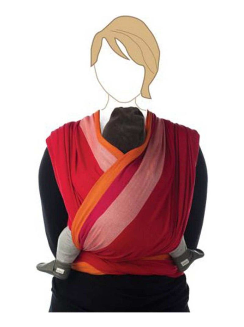 Echarpe de portage BB-Slen Trend coton bio papaya (2,6 mètres) Rouge - Kiabi