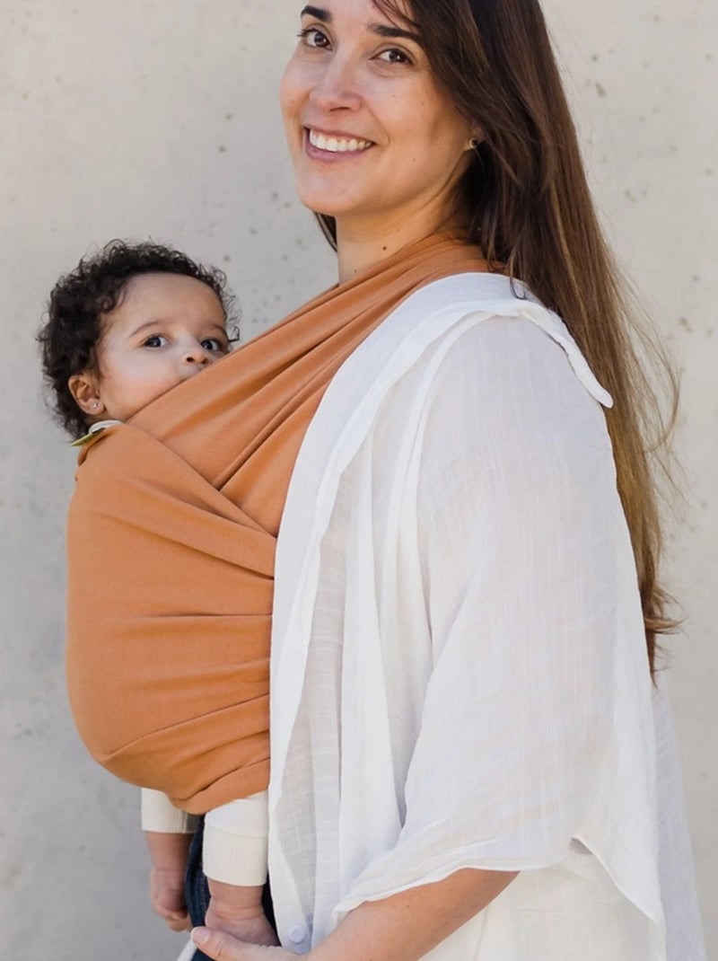 Echarpe de portage boba wrap fox Marron clair - Kiabi