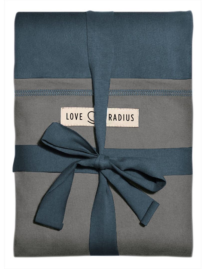 Echarpe de portage 'Love Radius' - bleu/gris - Kiabi - 68.00€