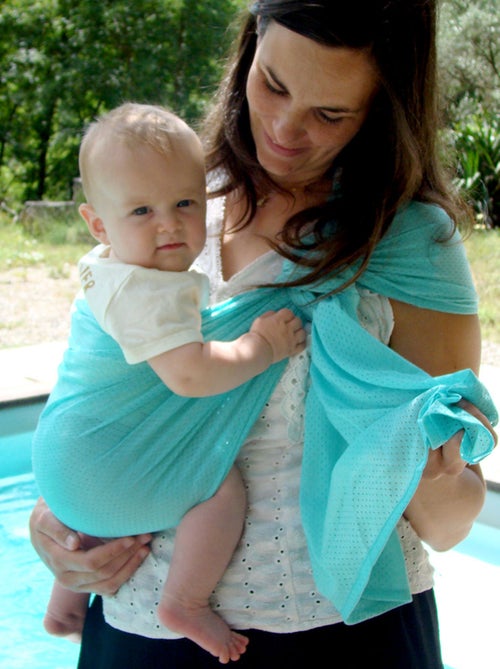 Echarpe de portage Sling Sukkiri vert menthe - Kiabi