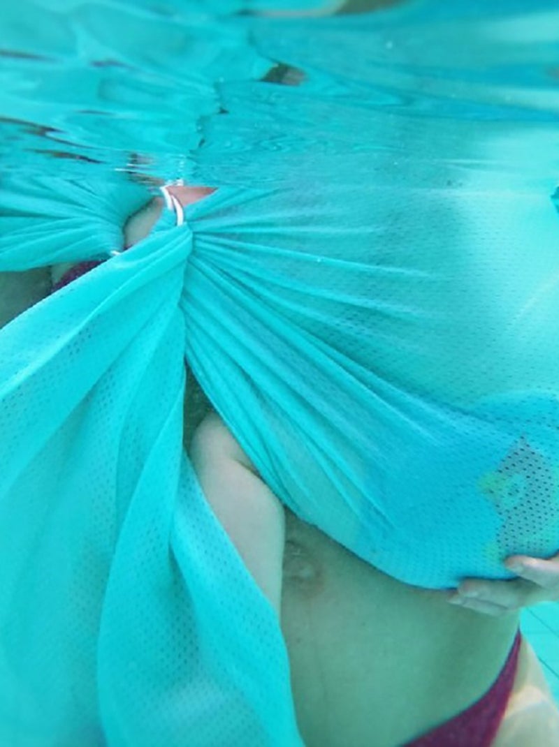 Echarpe de portage Sling Sukkiri vert menthe Bleu - Kiabi