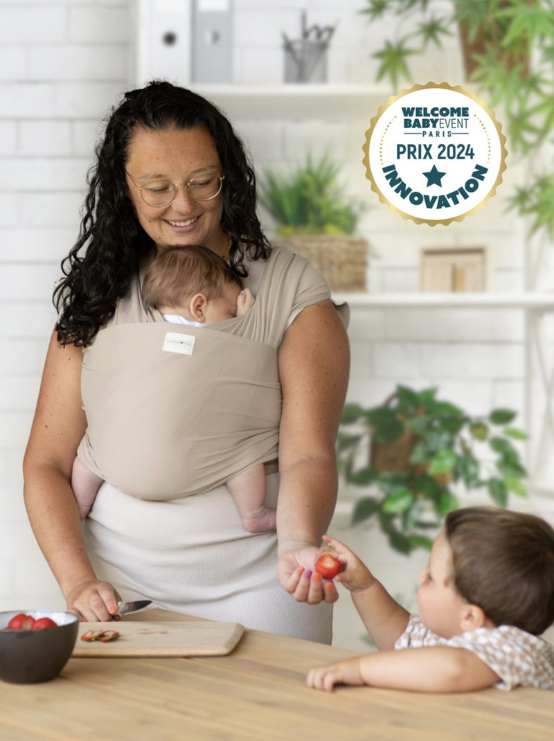 Écharpe de portage , Tricot Slen Babylonia Beige - Kiabi