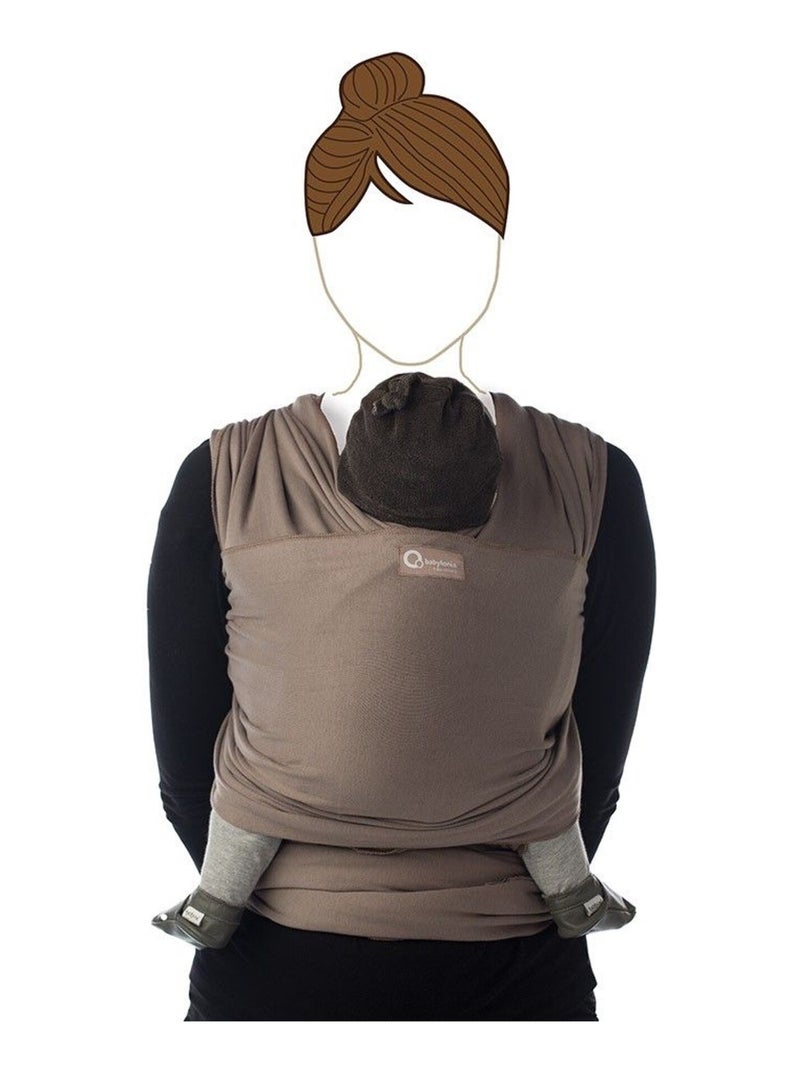 Écharpe de portage , Tricot Slen Babylonia Gris taupe - Kiabi