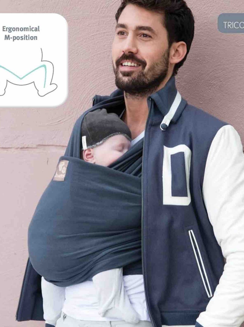 Écharpe de portage , Tricot Slen Babylonia Gris taupe - Kiabi