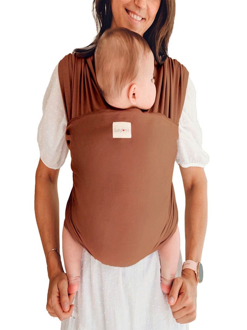 Écharpe de portage , Tricot Slen Babylonia Marron - Kiabi