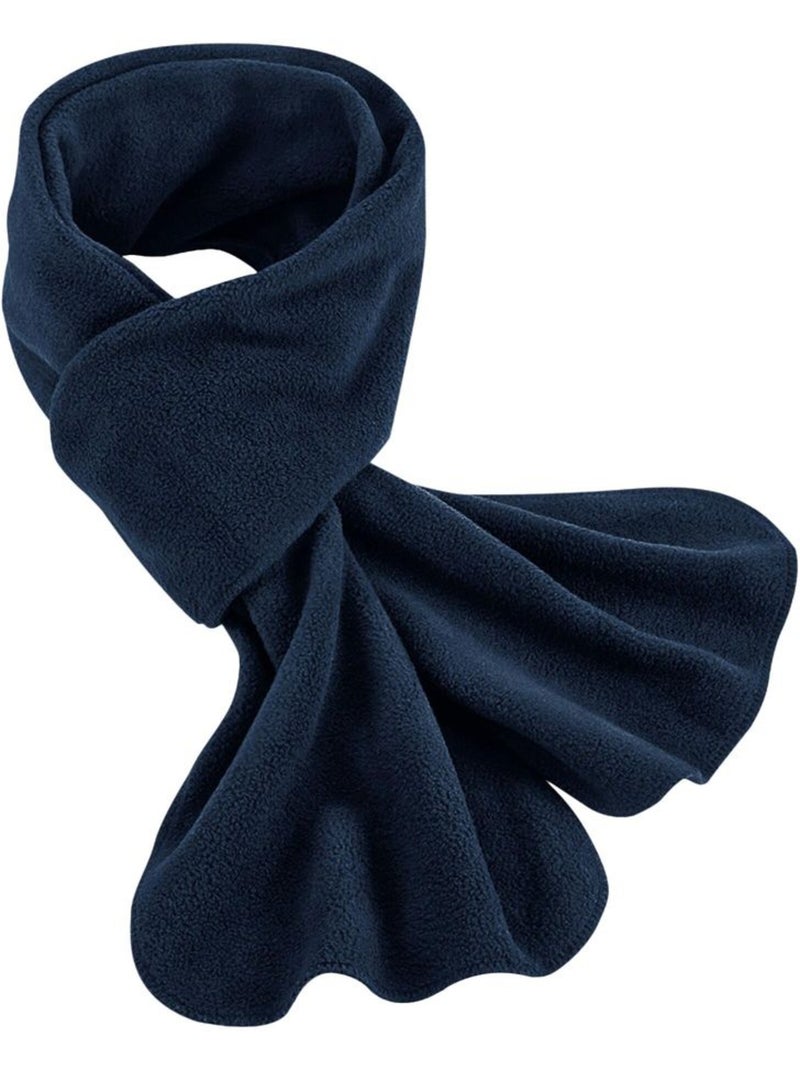 Écharpe d'hiver en polaire recyclée - beechfield Bleu marine - Kiabi