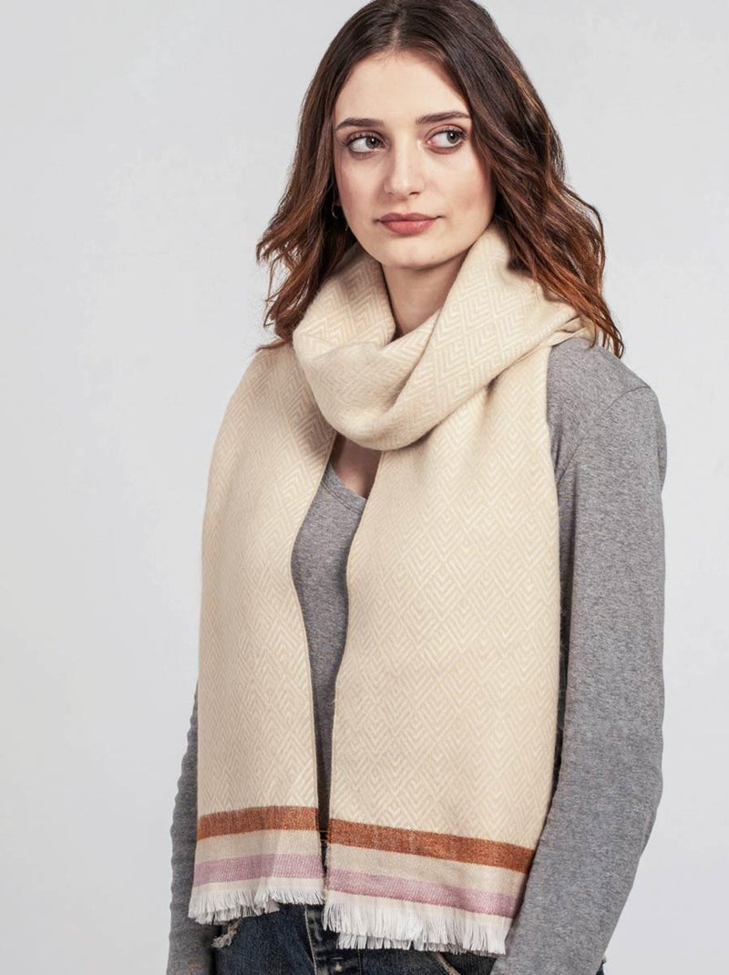 Echarpe Dolce - Fabriqué en France Beige - Kiabi