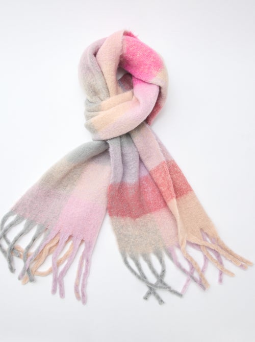 Echarpe douce à frange - Kiabi