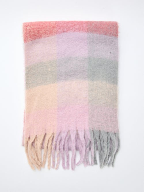 Echarpe douce à frange - Kiabi