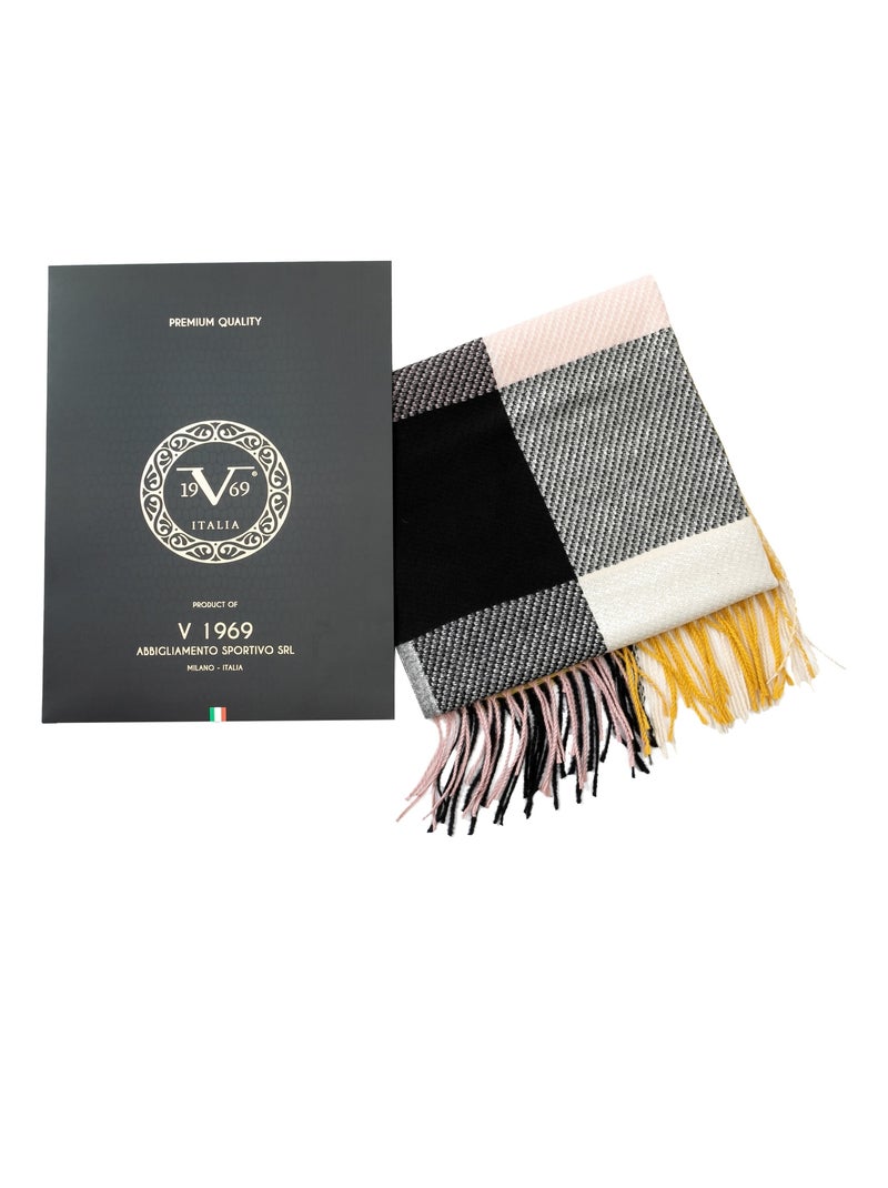 Echarpe en cachemire Bigcase Jaune - Kiabi