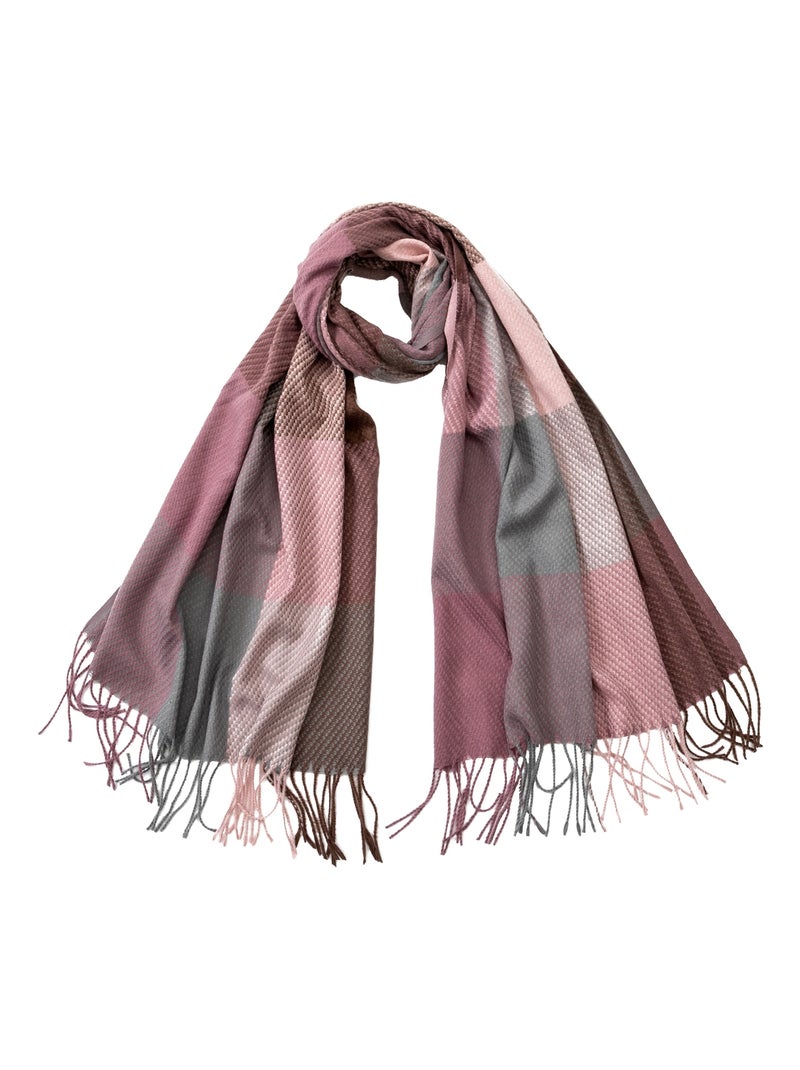 Echarpe en cachemire Bigcase Violet - Kiabi