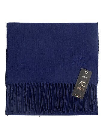 Écharpe en cachemire bleu marine Dolce Caldo