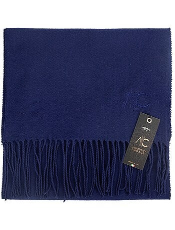 Écharpe en cachemire bleu marine Dolce Caldo