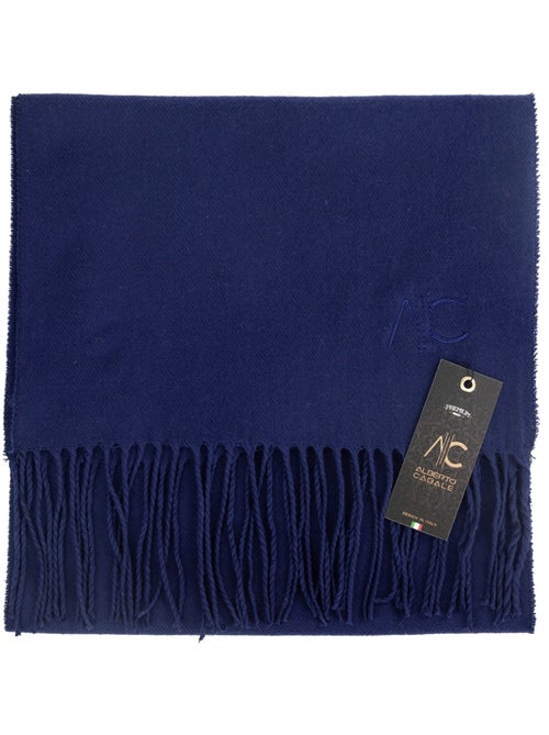 Écharpe en cachemire bleu marine Dolce Caldo - Kiabi Écharpe en cachemire bleu marine Dolce Caldo - Kiabi