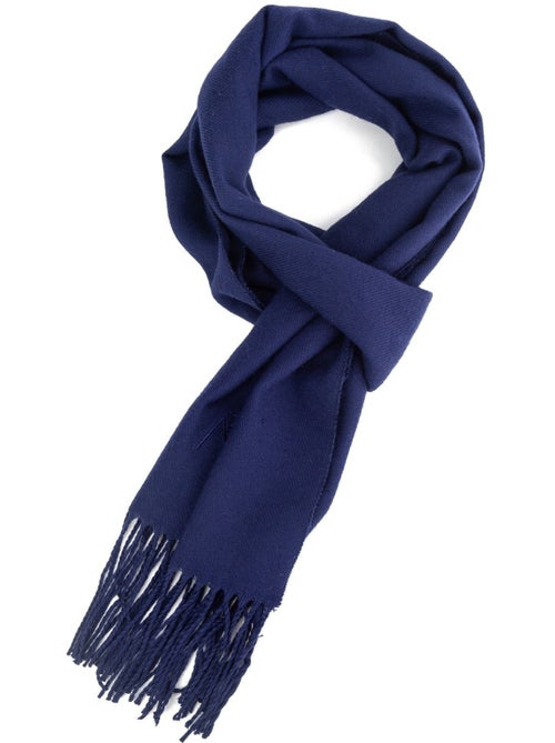 Écharpe en cachemire bleu marine Dolce Caldo - Kiabi Écharpe en cachemire bleu marine Dolce Caldo - Kiabi