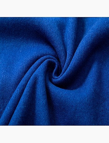 Écharpe en cachemire bleu marine Recto-Verso