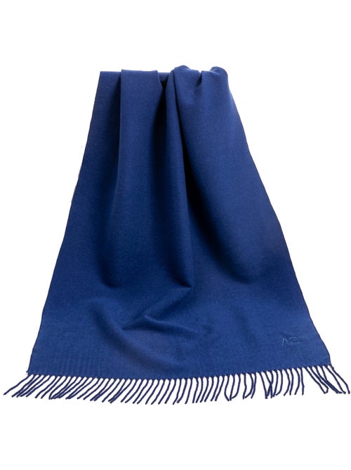 Écharpe en cachemire bleu marine Recto-Verso - Kiabi Écharpe en cachemire bleu marine Recto-Verso - Kiabi