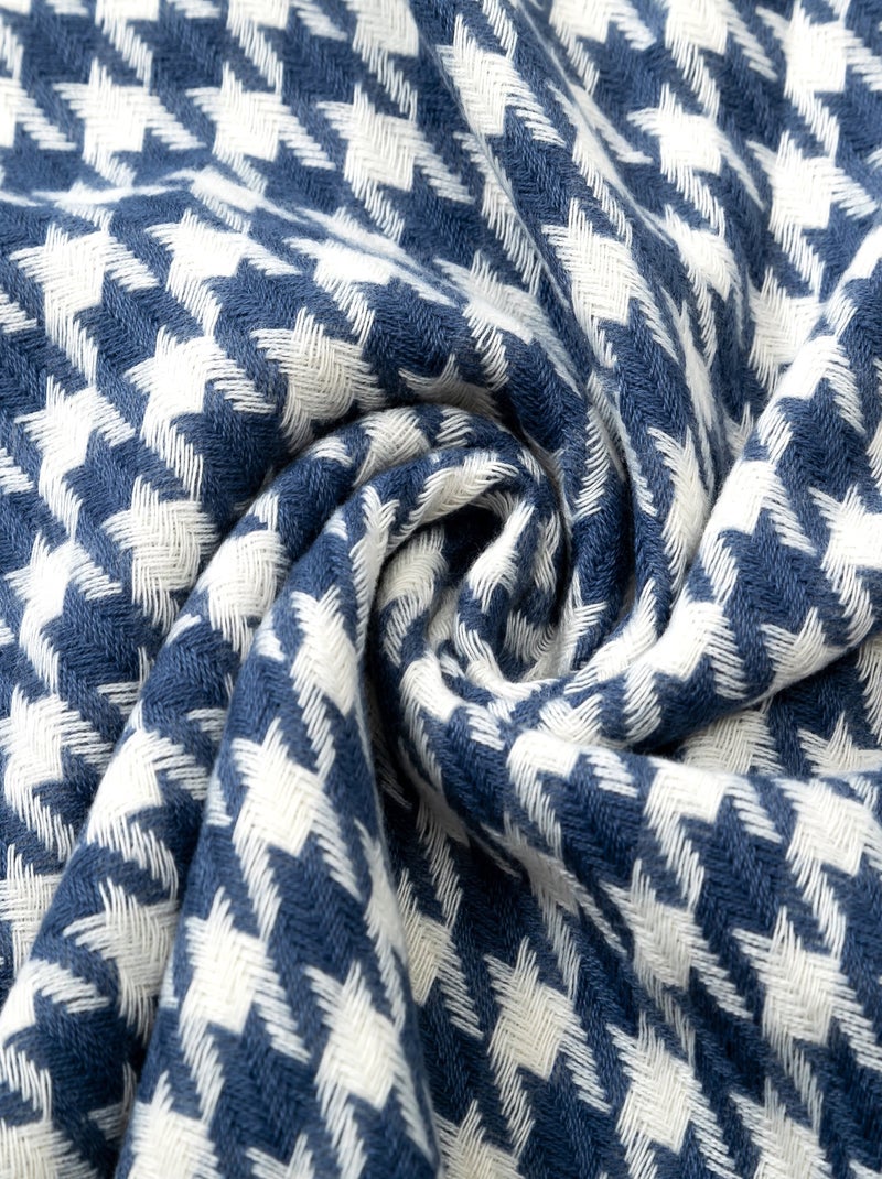 Echarpe en Cachemire Daniela Bleu - Kiabi