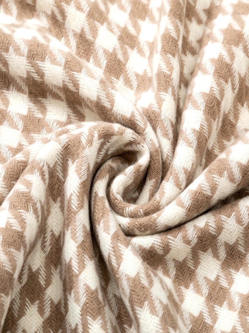 Echarpe en Cachemire Daniela Marron - Kiabi