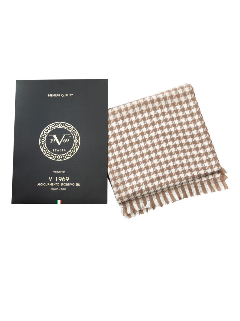 Echarpe en Cachemire Daniela Marron - Kiabi