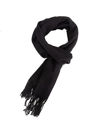 Écharpe en cachemire noir Dolce Caldo