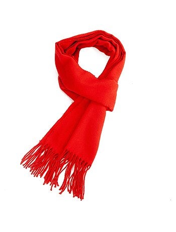 Écharpe en cachemire rouge Dolce Caldo
