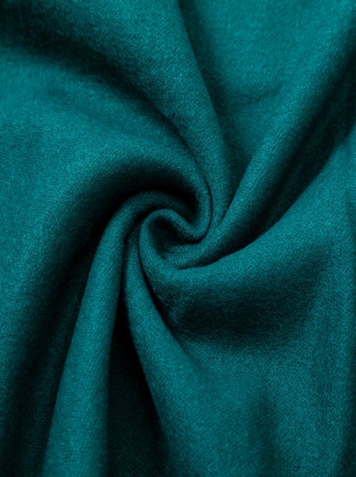 Écharpe en cachemire vert Recto-Verso - Kiabi