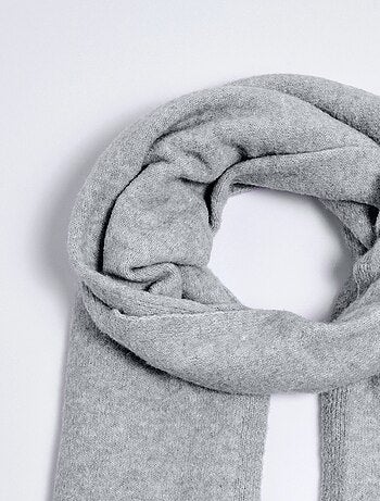 Écharpe en maille chaude avec laine