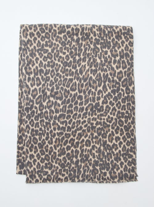 Echarpe en maille chaude et douce - Kiabi