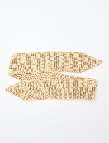 Echarpe en maille lourde format foulard