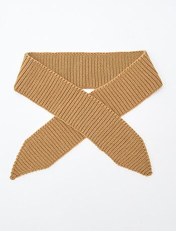 Echarpe en maille lourde format foulard