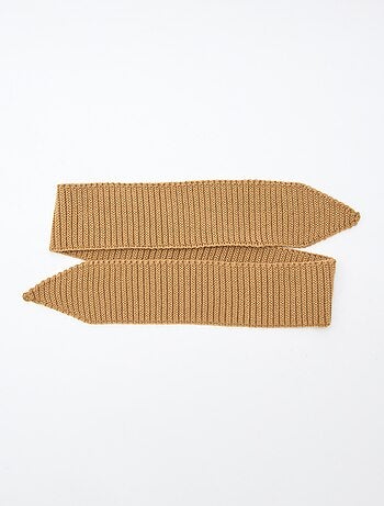 Echarpe en maille lourde format foulard