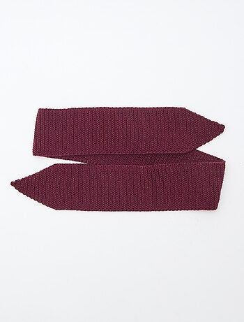 Echarpe en maille lourde format foulard