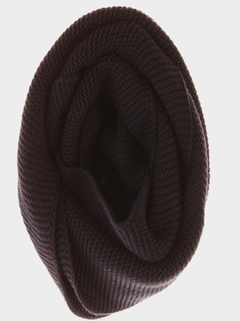 Echarpe en maille Noir - Kiabi