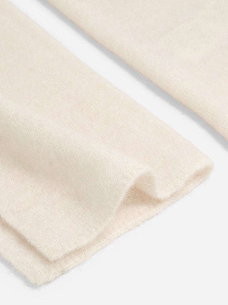Echarpe en mohair Beige - Kiabi