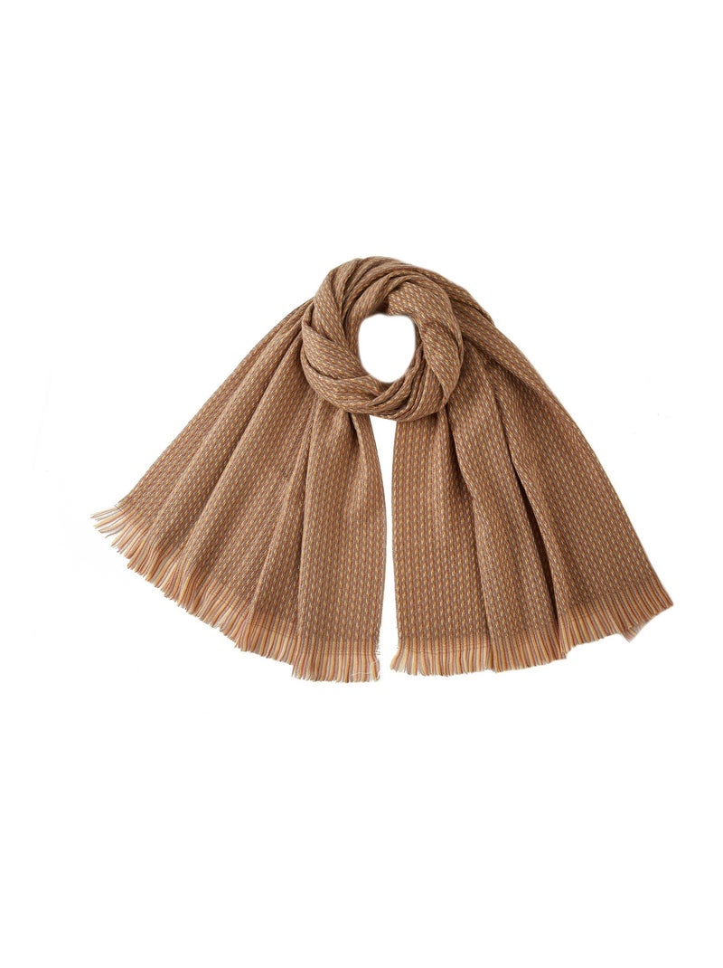 Echarpe Erika Marron - Kiabi