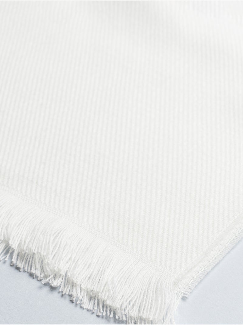 Echarpe Everest - Made in France Blanc - Kiabi