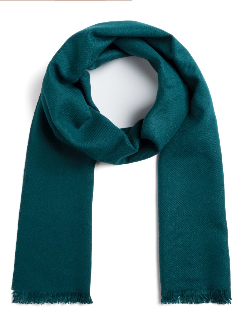 Echarpe Everest - Made in France Bleu pétrole - Kiabi