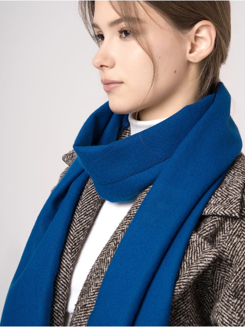 Echarpe Everest - Made in France Bleu roi - Kiabi