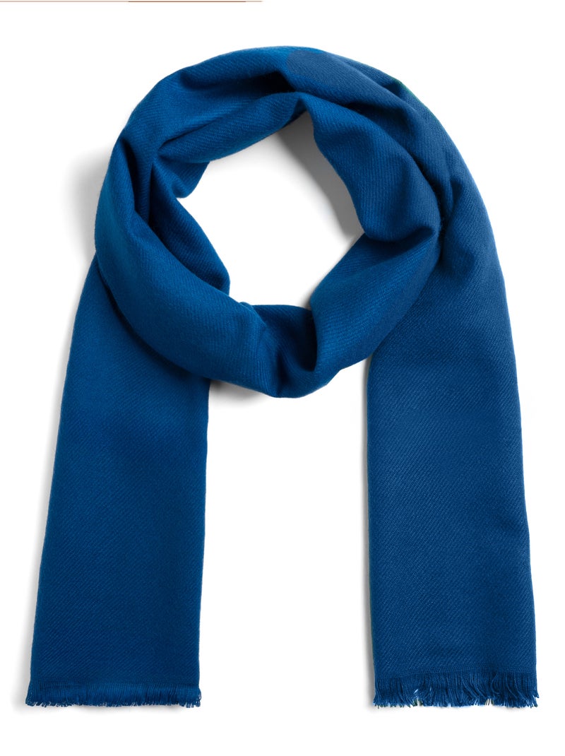 Echarpe Everest - Made in France Bleu roi - Kiabi