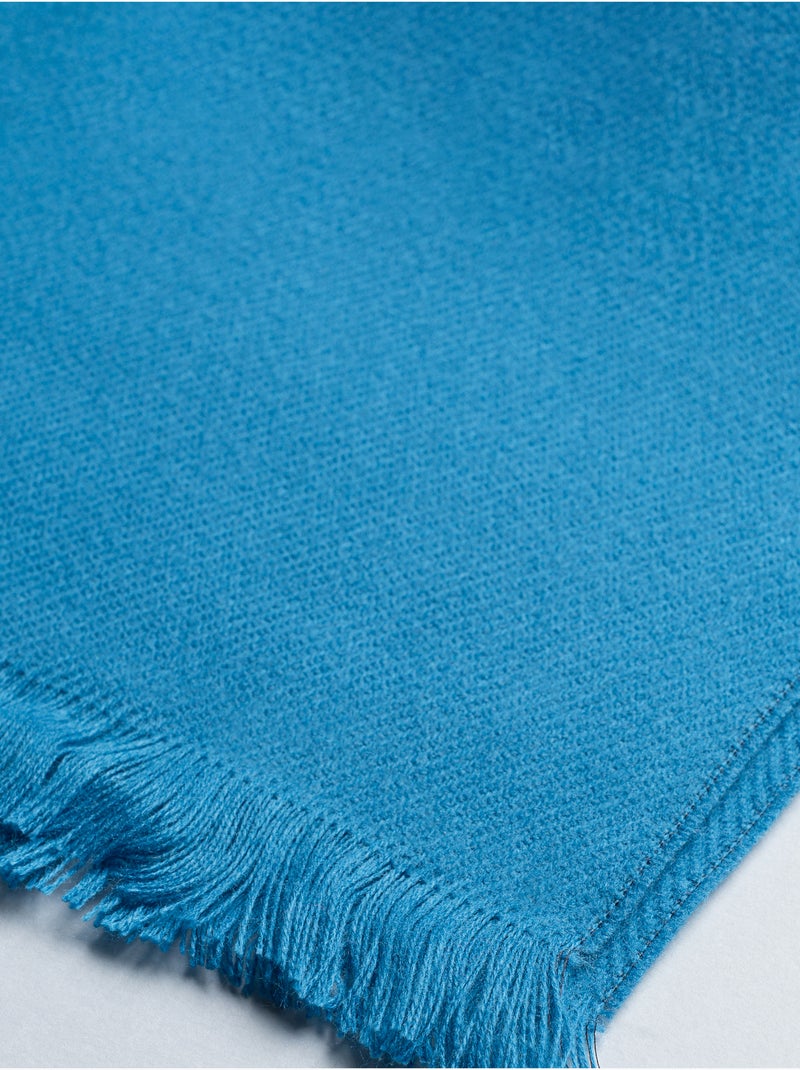 Echarpe Everest - Made in France Bleu turquoise - Kiabi