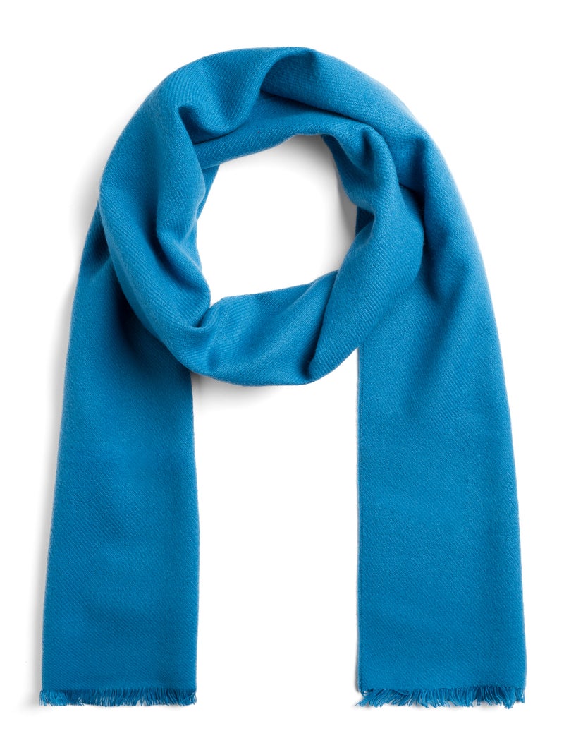 Echarpe Everest - Made in France Bleu turquoise - Kiabi
