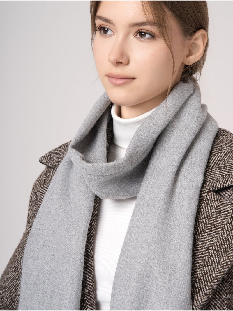 Echarpe Everest - Made in France Gris clair - Kiabi