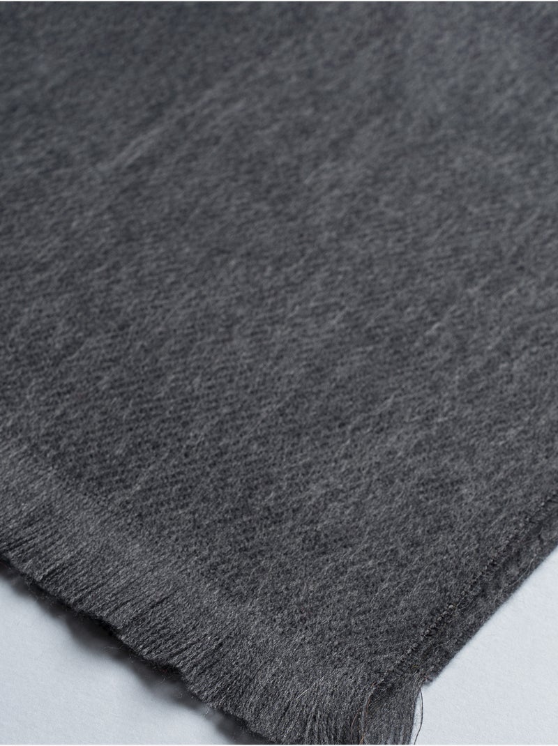 Echarpe Everest - Made in France Gris foncé - Kiabi