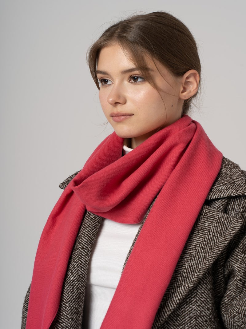 Echarpe Everest - Made in France Rose fushia - Kiabi