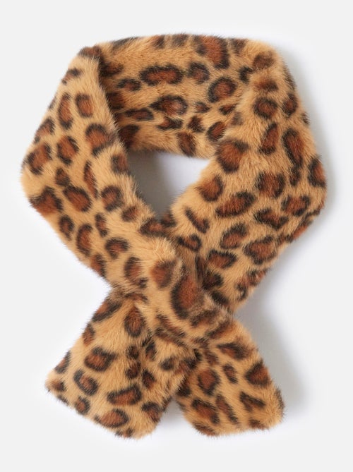 Echarpe fausse fourrure motif animalier - Damart - Kiabi