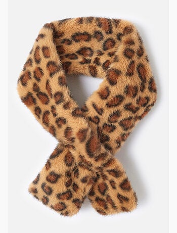 Echarpe fausse fourrure motif animalier - Damart