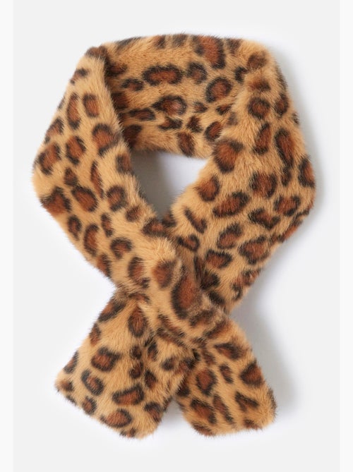 Echarpe fausse fourrure motif animalier - Damart - Kiabi