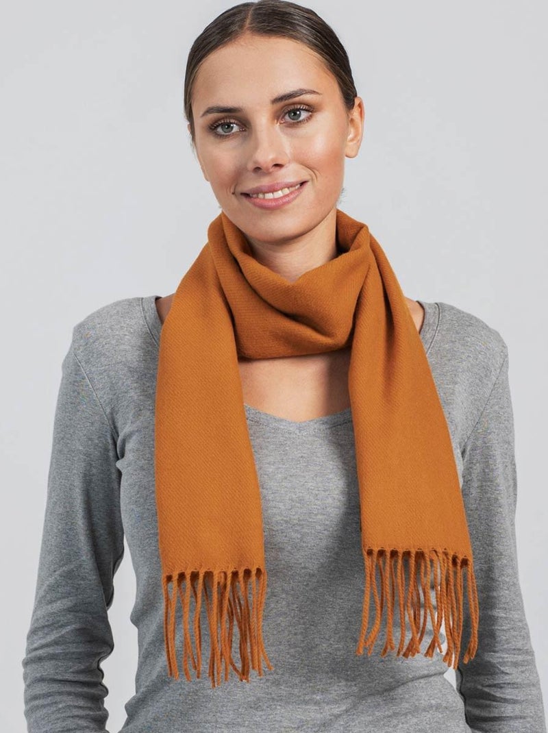 Echarpe Fely - Fabriqué en France Marron caramel - Kiabi