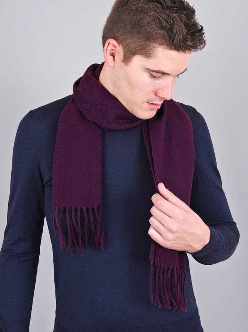 Echarpe Fely - Fabriqué en France Violet prune - Kiabi